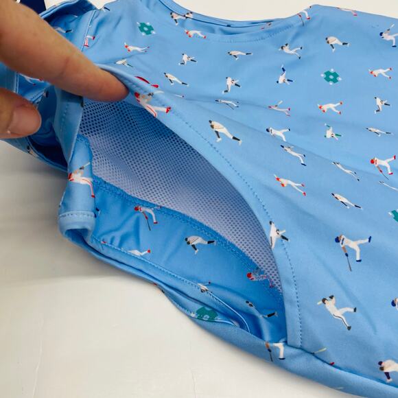 NWT Blue Quail Size 8 Batter Up Polo Dress - Picture 5 of 6